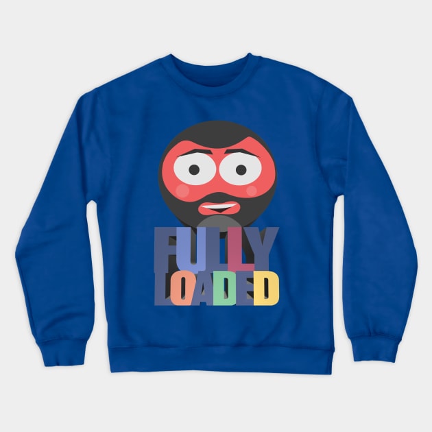 If Bert Kreischer Was a Fully Loaded Cartoon Character Crewneck Sweatshirt by Ina